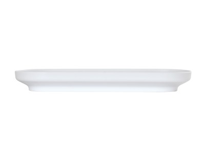 Nova 9x22 Coupe Platter-White